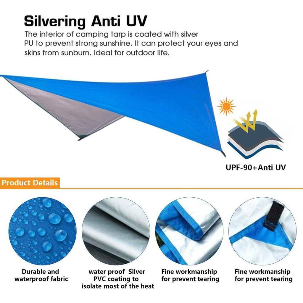 9.8ft Roof Tarp UV Protection